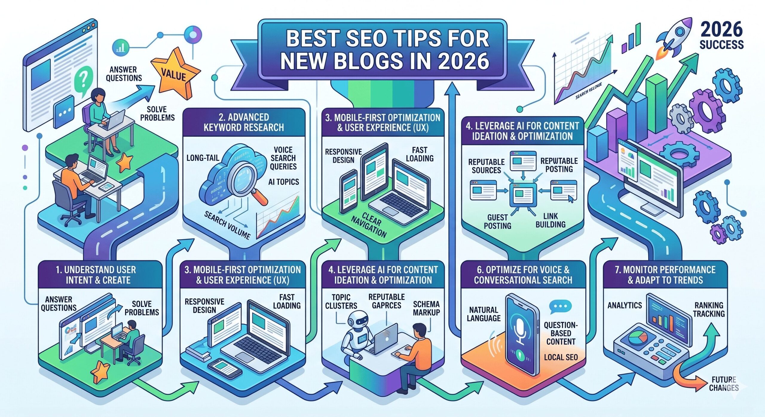 Best SEO tips for new blogs in 2026