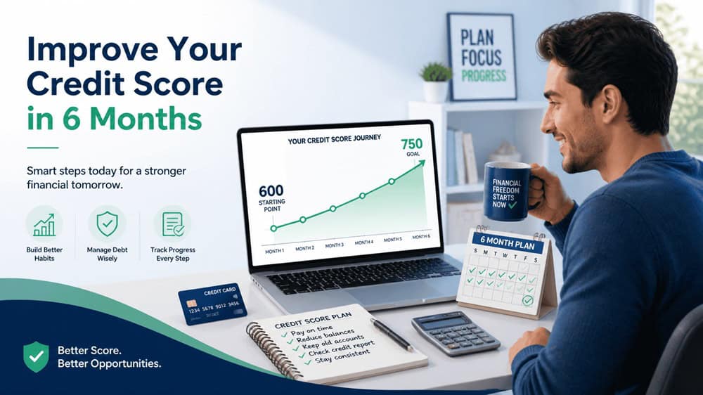 How to improve your credit score in 6 months